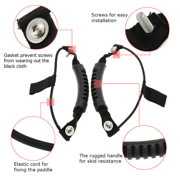 Black Rubber Mount  Handle
